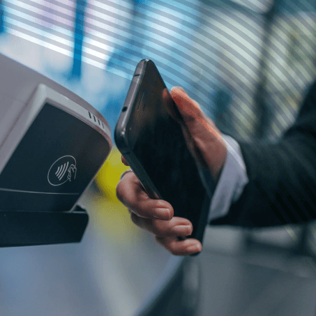 A mobile payment user reaching a global market