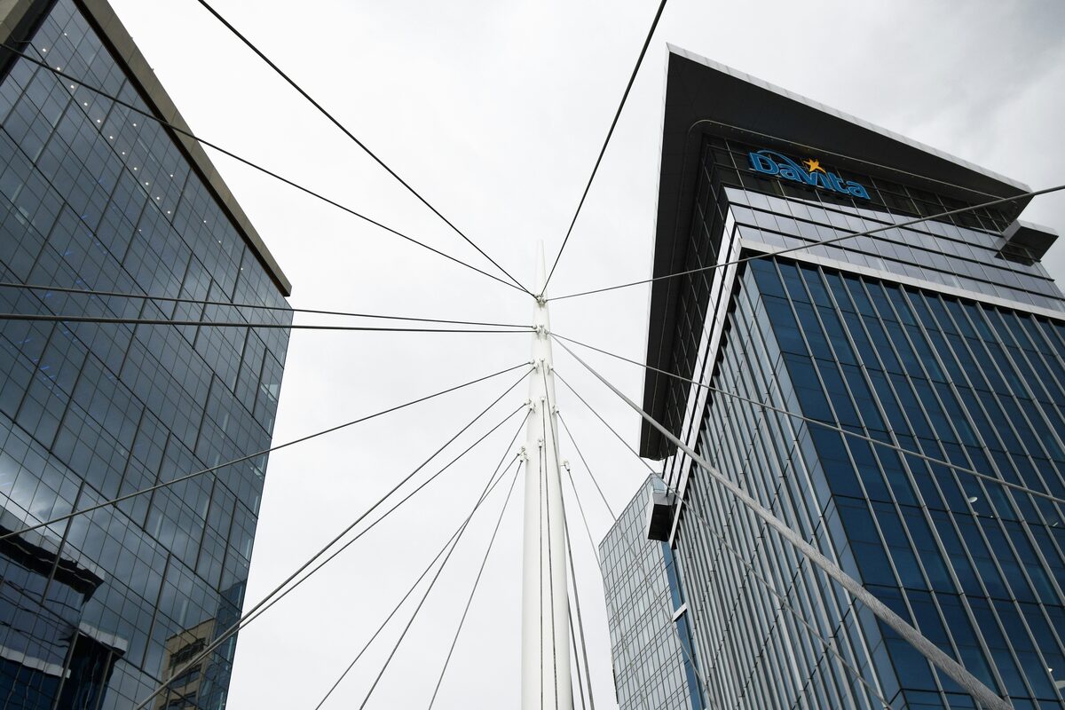Two office buildings